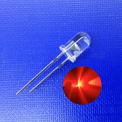 5mm 620nm 빨간색 색상 45도 13000mcd 안전 교통 신호등을 위한 고강도 LED 다이오드