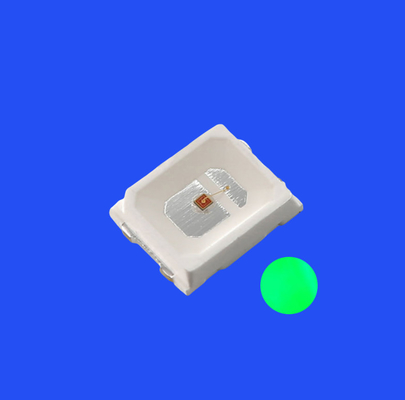 SMD2835 2.8x3.5mm 녹색 색상 520- 525nm 8-12LM 120도 투명 렌즈 PCT 브래킷 다이오드 빛
