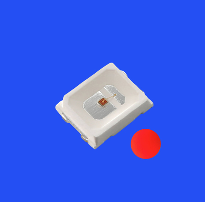 SMD2835 2.8x3.5mm 빨간색 620-625nm 3-5LM 120도 투명 렌즈 PCT 브래킷 다이오드 라이트