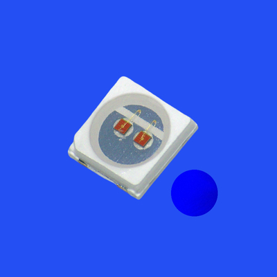 SMD3030 3.0x3.0mm 블루 컬러 460-470nm 1-2LM 120도 수명 맑은 렌즈 PCT 브래킷 LED 칩