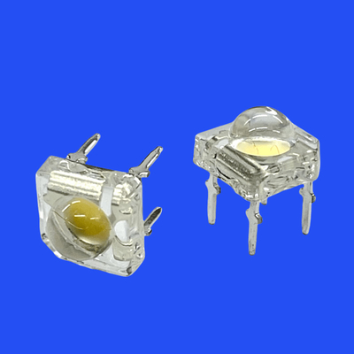 F5 굽은 렌즈 피라나 LED 전구 60도 자연 흰색 통합 젠어 5mm LED 철도용