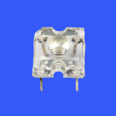 F5 0.5W 노란색 색상 슈퍼 플럭스 피라나 LED 통합 젠어 맑은 렌즈 80도 5mm LED 경고 및 화살등