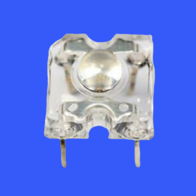 0.5W 앰버 컬러 슈퍼 플럭스 피라나 LED 통합 젠어 칩 보호 80도 5mm LED 경고 및 화살등